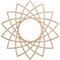 Ekena Millwork Eleanor Wood Fretwork Pierced Ceiling Medallion, Alder, 16"OD x 6 1/8"ID x 1/4"T CMWP16X16X0250EAAL - alternate 1